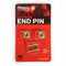 Guitar End Pins D'Addario PWEP302 Metal Guitar Strap Buttons in Brass 1 Pair