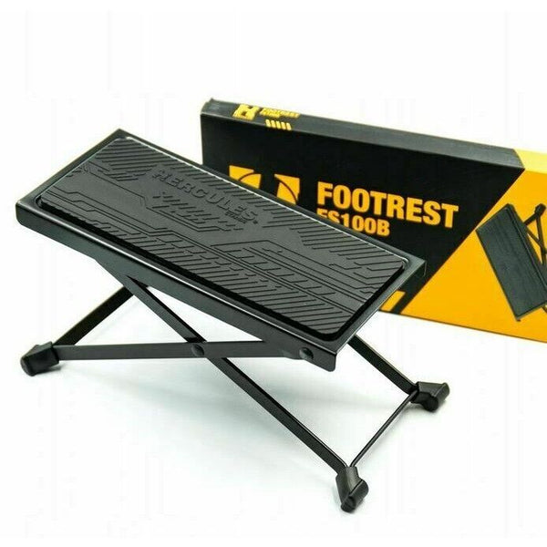 Guitar Foot Rest By Hercules, FS100B  With Height And Angle Adjustments