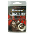 Strap Locks Dual Design By Jim Dunlop, Nickel, 1 Pair. P/N: JD-SLS1031N