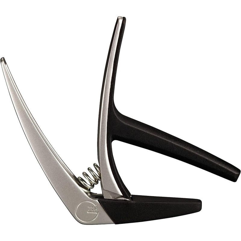 G7th Nashville Capo. Lightweight Spring Capo , Silver Finish. Lifetime Warranty