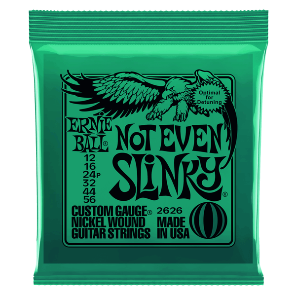 Ernie Ball 'Not Even Slinky' Electric Guitar Strings 12-56 . p/n 2626