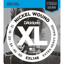 D'Addario EXL148 Electric Guitar Strings,Designed For Drop C Tuning, Gauge 12-60