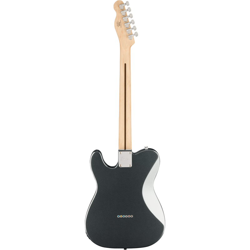 Squier Affinity Series Telecaster Deluxe Charcoal Frost Metallic P/N 037825056