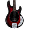 Sterling by Music Man StingRay Ray4 Electric Bass Guitar Ruby Red Burst Satin