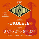 Concert Ukulele Strings RS85C By Rotosound Nylgut GCEA Made by Aquila In Italy
