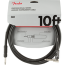 Fender Pro Series Instrument Cable, Straight-Angle, 10', Black P/N 0990820025