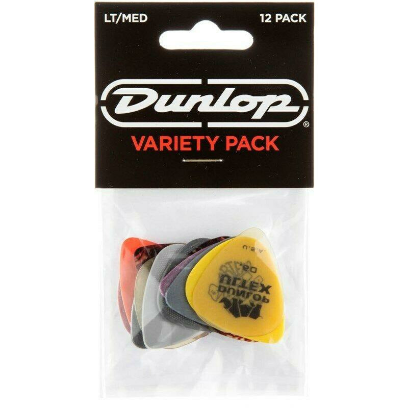 Plectrums By Dunlop Light/Medium Variety Plectrum 12-Pack JD-PVP-101