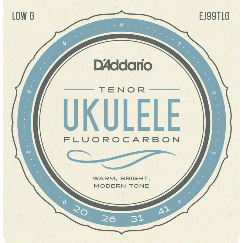D'addario EJ99TLG Pro-Arte Carbon Ukulele Tenor Low G Strings For Low G Tuning