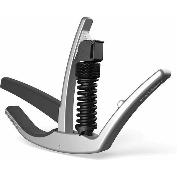 D'Addario PW-CP-10S NS Artist Micro Tension Adjustment Capo Silver