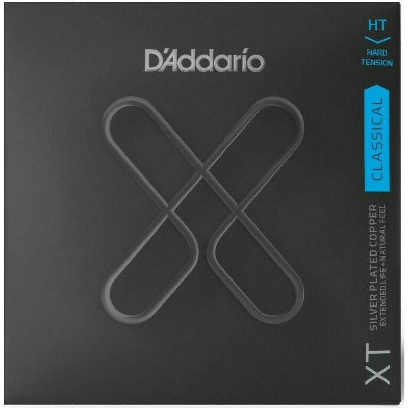 D'Addario XTC46 Classical Silver Plated Copper Guitar Strings Hard Tension
