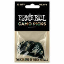 Ernie Ball 9223 Camouflage Guitar Pick 12 Pack Medium 0.94mm 12 Pack