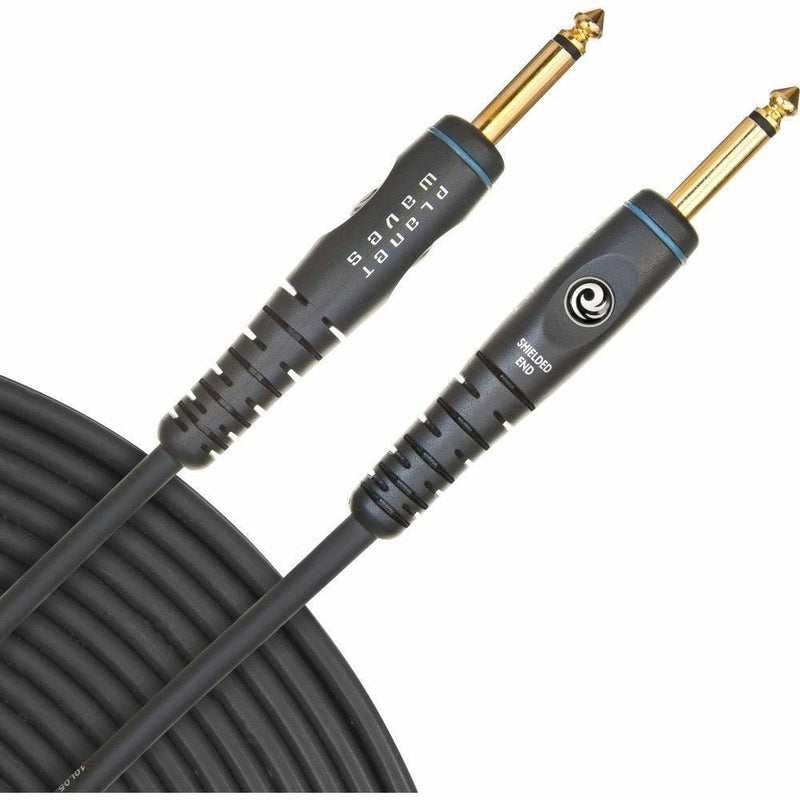 D'Addario PW-G-15. 15' Custom Series Instrument Cable. ¼ To ¼ Straight Jack