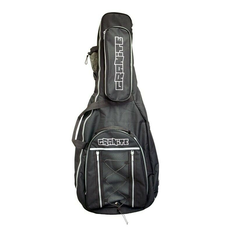 Acoustic Guitar Gig Bag By Granite with Detachable Front Bag GTM02A 41" Long
