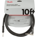 Fender Professional Series Instrument Cable, Straight-Angle, Black P/N0990820025