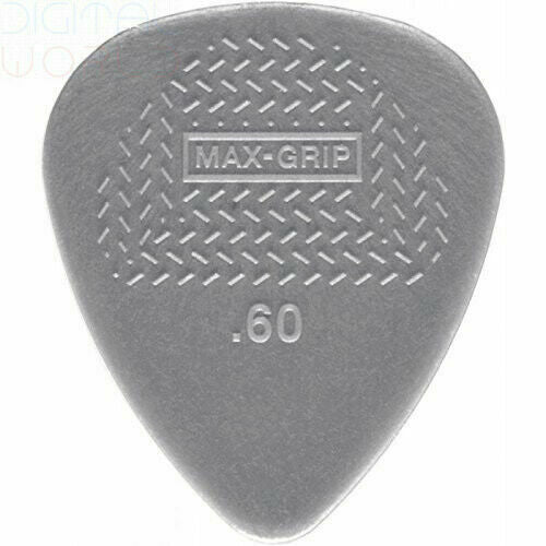 Plectrums By Dunlop 2 x PACKS Dunlop 449P.60 Nylon Max Grip Pick Player Pack,