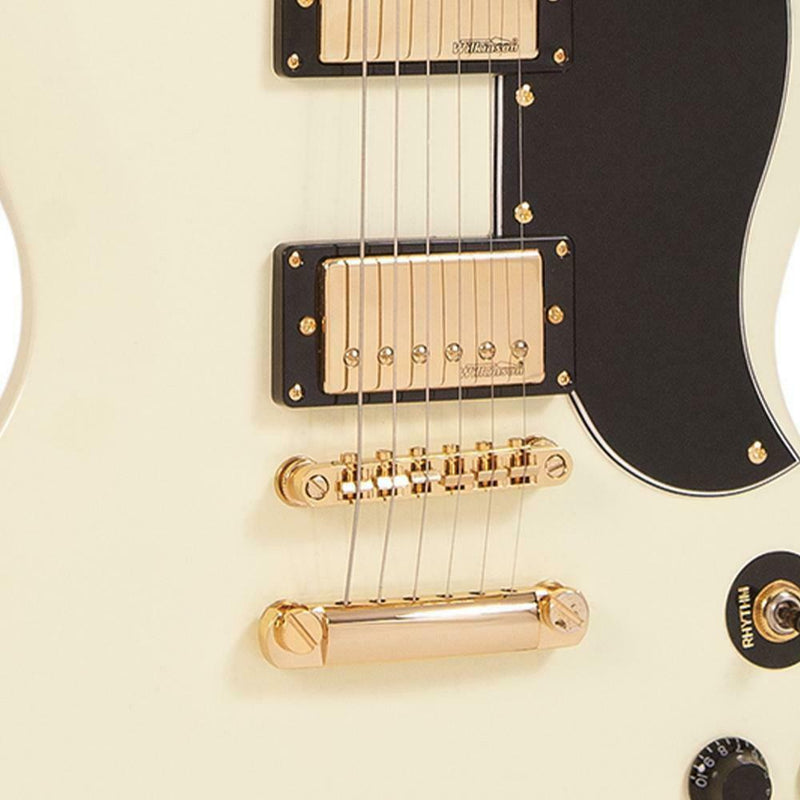 Vintage VS6 Reissued Electric Guitar Vintage White/Gold Hardware VS6VW