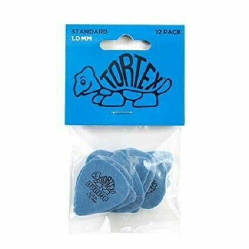 2 x PACKS Dunlop 418P.1.0 Tortex standard guitar picks (12 Pack) 24 PICKS