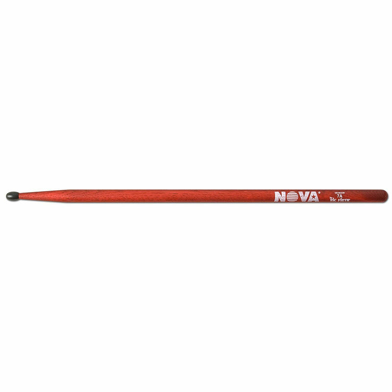 Nova By Vic Firth  VF-N7ANR Red 7A Nylon Tip Drum Sticks