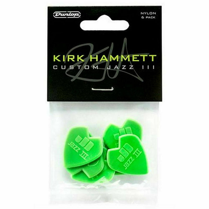 Kirk Hammett Custom Jazz III Guitar Picks (6 Pack) By Dunlop P/N: 47PKH3N