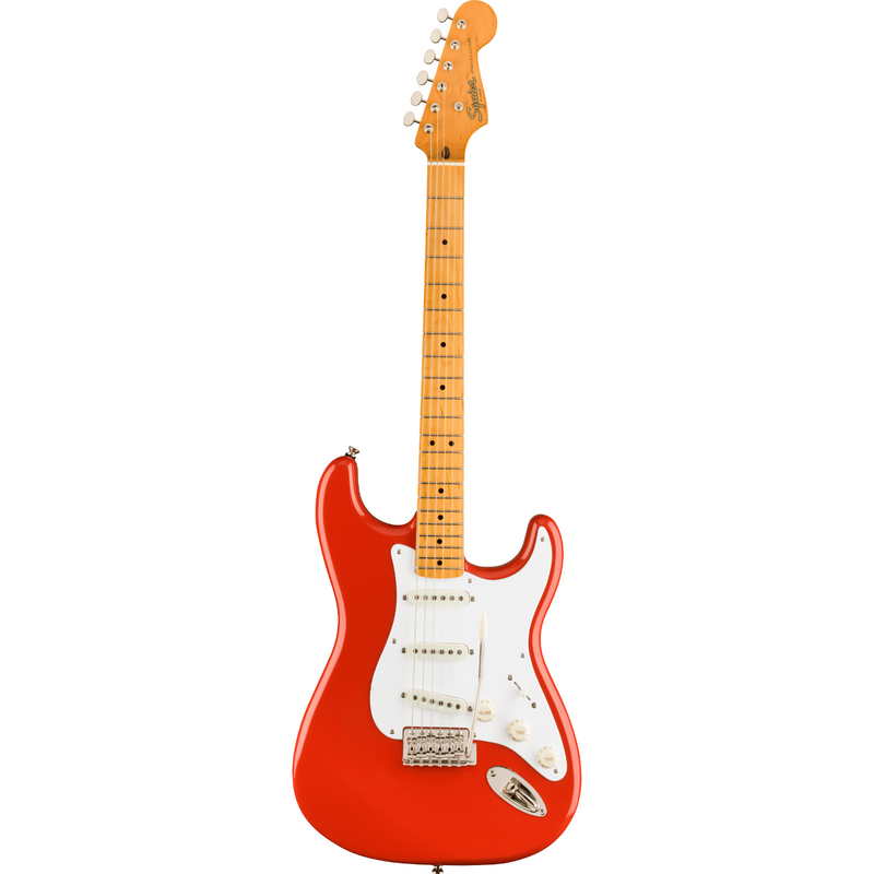Squier Classic Vibe '50s Stratocaster, Maple Board, Fiesta Red P/N 0374005540