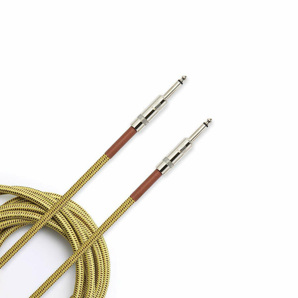 D'Addario Accessories Braided Instrument Cable Tweed 15 feet PW-BG-15-TW