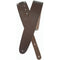 D'Addario Classic Leather Guitar Strap - Brown.6cm Wide, Adjustable.P/N25BL01