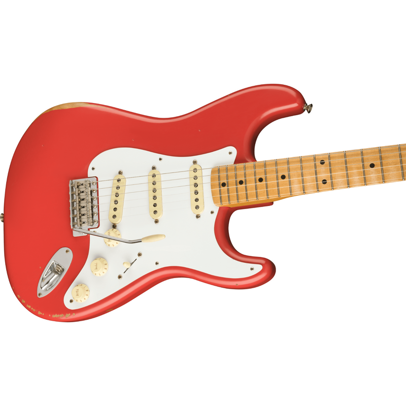 Fender Vintera Road Worn '50s Stratocaster M/F/B Fiesta Red P/N 0149972340