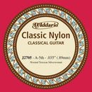 Nylon 5th (A) String for Classic Guitar X5 D'Addario J2705 Classic Silver Wound