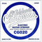 D'Addario CG020 Chrome Flatwound Electric Guitar Single Strings Gauge 020 5 Pack