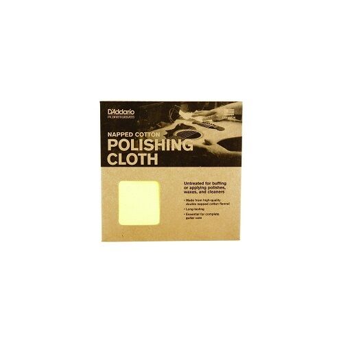 D'Addario Untreated Polish Cloth PW-PC2 Double Napped Cotton Flannel