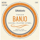 Banjo Strings D'Addario EJ63 Tenor .Gauges. 009, 016, 023w, 030. Loop End