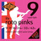 Electric Guitar Strings 9-42 Rotosound Pink Nickel  R9