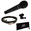 Peavey PVi100x Dynamic Microphone + carry pouch, mic clip and 6 meter XLR cable
