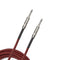 D'Addario Braided Instrument Cable Red 10 feet PW-BG-10RD