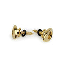 Gold Strap Buttons (x2) - By D'Addario. Suitable For All Guitars. P/No:PWEEP302