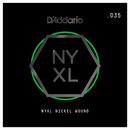 D'Addario NYNW035 NYXL Nickel Wound Electric Guitar Single String, X 2 Strings