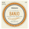 2 X EJ55 5-String Banjo Strings, Phosphor Bronze Wound, Loop End, 10-23 Medium