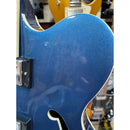 Hofner Verythin 2021 - Pearl Blue Gloss, Custom Dot Inlays, Secondhand