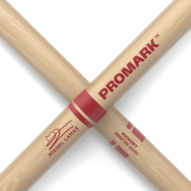 ProMark TXMLW Miguel Lamas Hickory Drumstick, Wood Tip