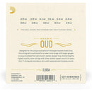 D'Addario EJ95A Arabic Oud Strings. Silver Wound on Nylon. Tuning : CCGGDDAAFFC