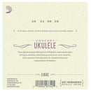 Concert Ukulele Strings By D'Addario 'Hawaiian' EJ53C Black Pro-Arté Rectified