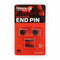 Guitar End Pins D'Addario PWEP102 Metal Guitar Strap Buttons in Black 1 Pair