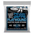 Flatwound Bass Guitar Strings Ernie Ball Cobalt Extra Slinky 4-String  40-95