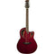 Ovation Celebrity Elite CE44-RR 6-String Electro Acoustic Guitar Ruby Red