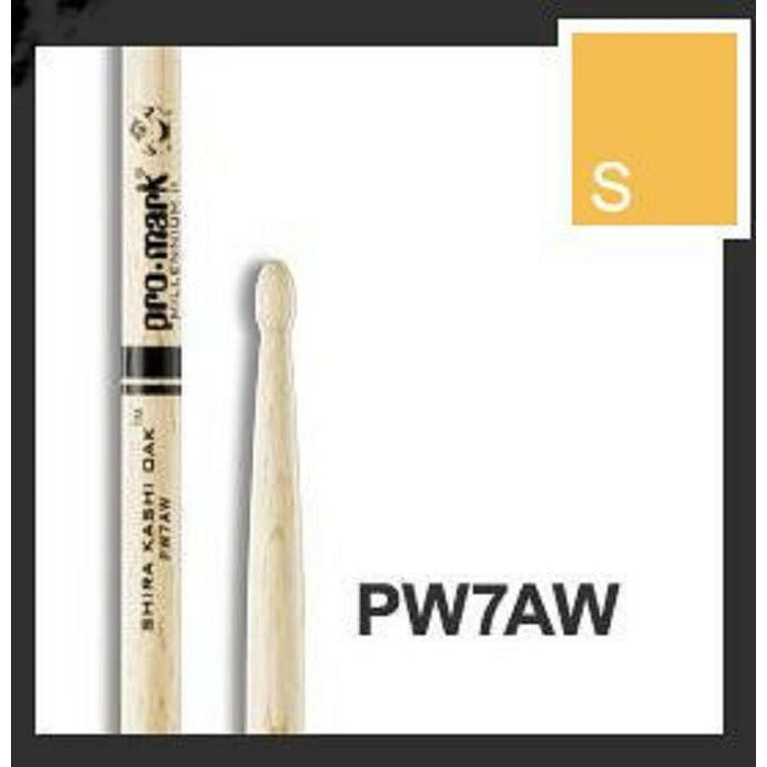 ProMark Shira Kashi PW7AW Oak 7A Wood Tip Drumsticks