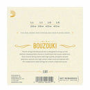 Bouzouki Strings 3 Pack, Irish Tuning, Phosphor Bronze, 11-40, D'Addario EJ81