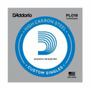 5 X D'ADDARIO PLAIN STEEL SINGLE GUITAR PL018.Electric or Acoustic 5 Pack