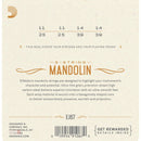 D'Addario EJ67 Mandolin Nickel Wound Strings - Medium -11/39 - Loop End