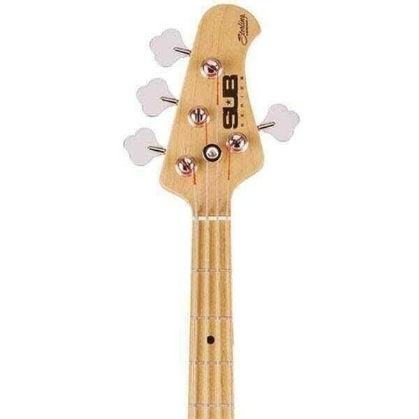 Sterling by Music Man Sub Ray4 Electric Bass Guitar, Walnut Stain, Maple Board.