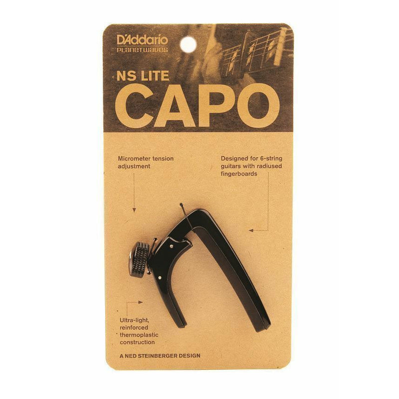 D'Addario NS Capo Lite.For Electric or Acoustic.PW-CP-07 Simple & Precise !!!